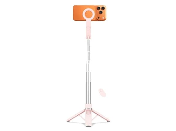 Selfiestick 4-pack TECH-PROTECT L11S Magsafe Bluetooth stativ rosa