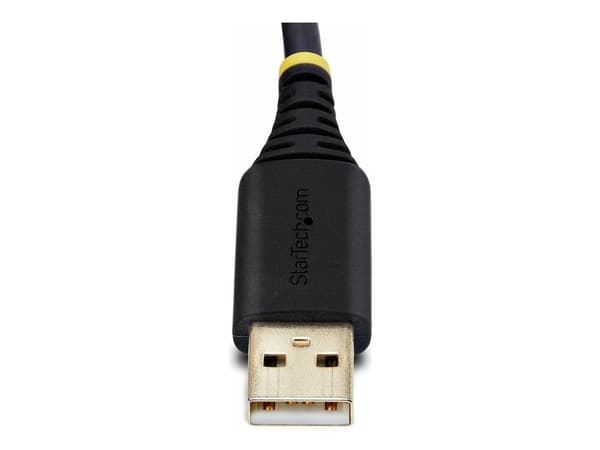 StarTech 13ft (4m) 2-Port USB to Serial Adapter Cable, Interchangeable DB9 Screws/Nuts, COM Retention, USB-A to DB9 RS232, FTDI, Level-4 ESD Protec...