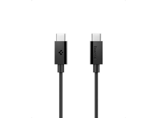 Spigen ACA08718, 1 m, USB C, USB C, USB 2.0, 0,48 Gbit/s, Sort
