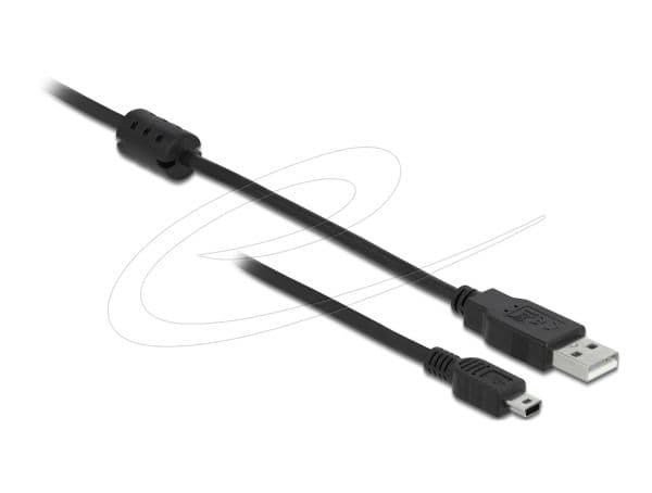 Delock - USB-kabel - USB (hane) till mini-USB typ B (hane) - 1 m