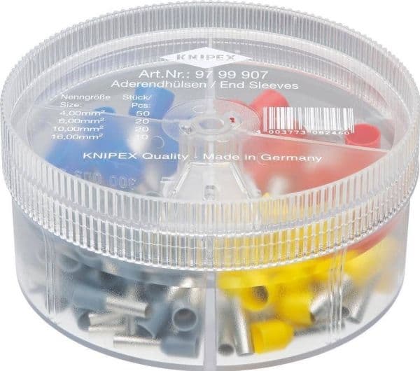 KNIPEX - Skoningskit - with insulated wire ferrules