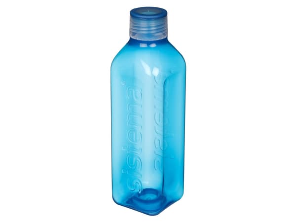 Sistema 1L Square Bottle 2-pakke