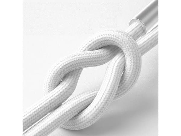 USB-kaapeli 3MK USB-C - Lightning 1 m Valkoinen
