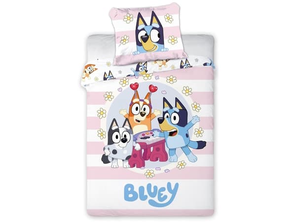 Bluey Junior sengetøy 100x135 cm – 100 prosent bomull