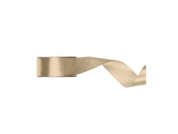Kold guld satinbånd, 38 mm