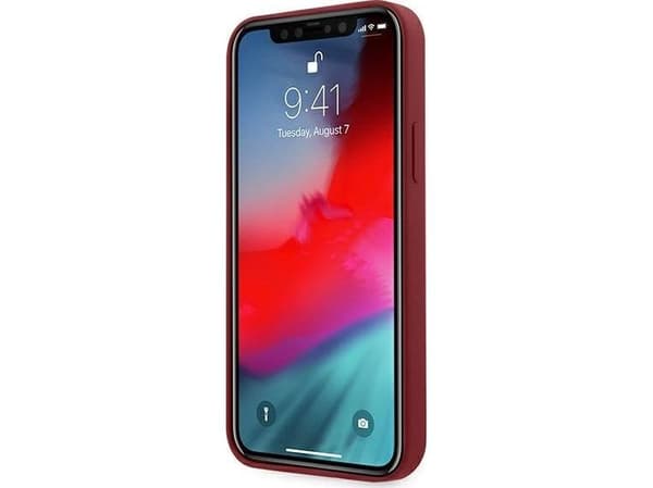 Mini Morris Mini MIHCP12LSLTRE silikonfodral till iPhone 12 Pro Max 6,7" röd