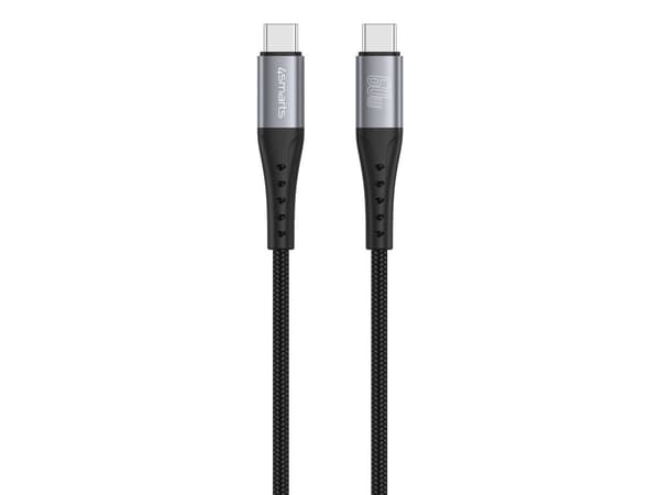 4smarts 541454, 1,5 m, USB C, USB C, 0,48 Gbit/s, Sort
