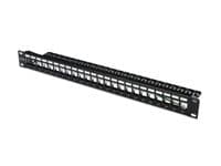 DIGITUS DN-91411 - Patch-panel - svart - 1U - 19" - 24 portar