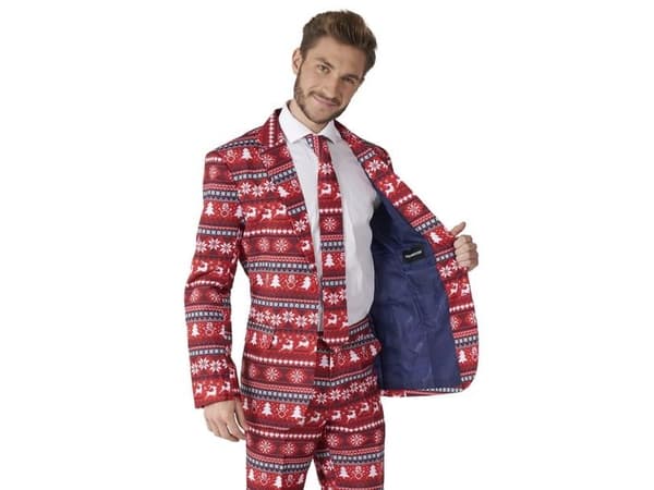 Suitmeister Nordic Pixel Red