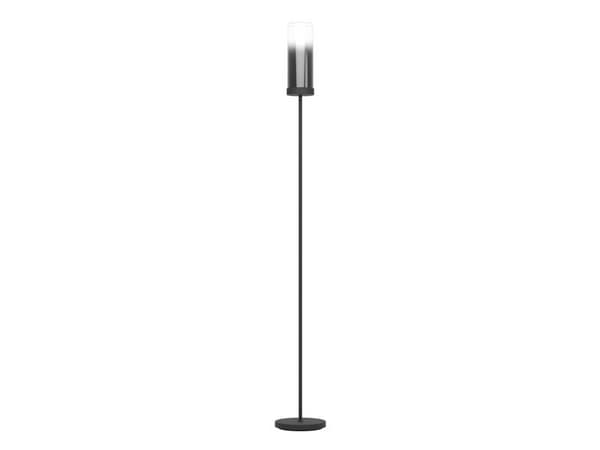EGLO TOOTHILL gulvlampe H1535 E27 sort/sort transp.