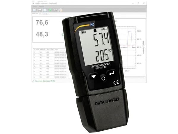 PCE Instruments PCE-HT 72 PDF-datalogger, 0 til 100 % RF