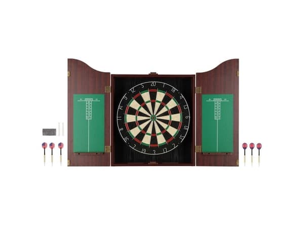 Dartset med skåp