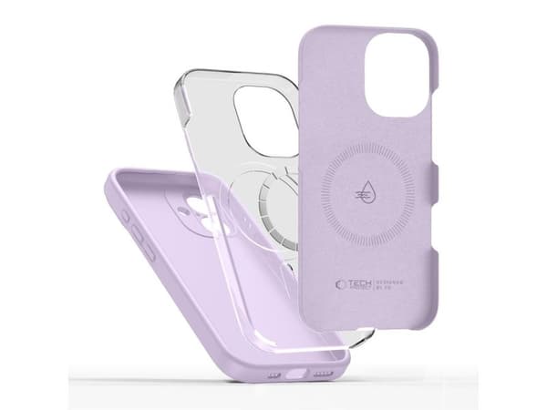 Tech-Protect silikon MagSafe-skal för iPhone 17 - lila