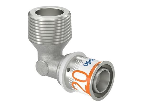 UPONOR S-PRESS PLUS vinkel m/nippel 20x3/4 "MT