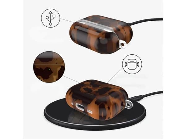 4kom.pl TECH-PROTECT LAMANO deksel til Apple AirPods Pro 1/2 PANTHER