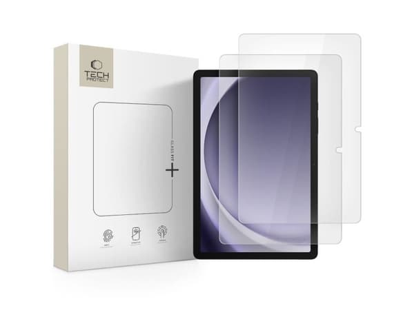 Monroe härdat glas TECH-PROTECT GLASS FIT+ 2-pack Galaxy Tab A9+/A11+ Plus 11.0