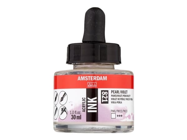 Amsterdam akrylfärg bläckflaska Pearl Violet 821