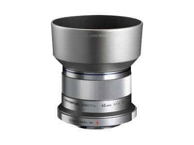 Olympus M.Zuiko Digital - Telefotoobjektiv - 45 mm - f/1.8 - Micro Four Thirds - for OM-D E-M10; PEN E-P1, E-P2, E-P3, E-PL1, E-PL10, E-PL2, E-PL3,...