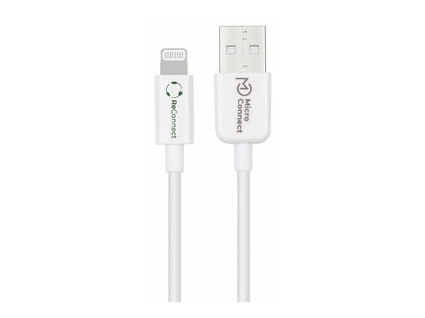 MicroConnect ReConnect - Lightning-kabel - USB hann til Lightning hann - 50 cm - hvit