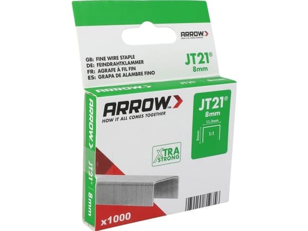 Arrow Tool Group 819356 stiftemner fin tråd 1000 stk