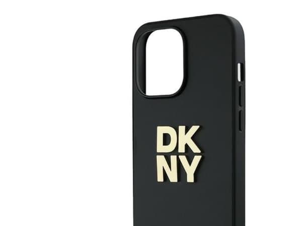 DKNY håndledsremdeksel med stock logo til iPhone 14 Pro Max - sort