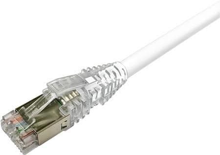 Liitäntäkaapeli Cat.6A STP 7m hf valkoinen