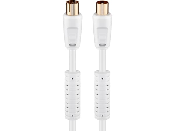 Goobay 67276, 1,5 m, IEC, IEC, Hvit