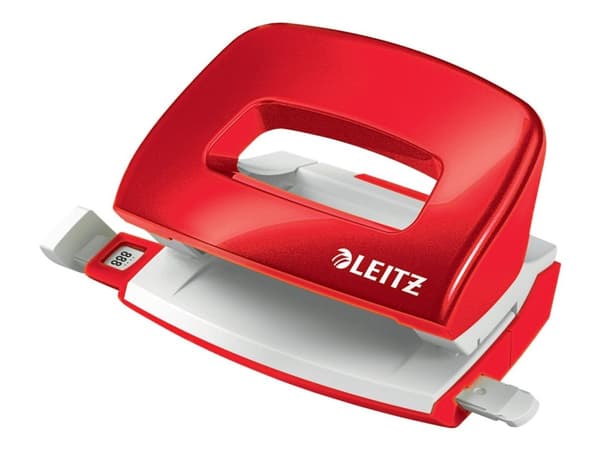Perforaattori Leitz Mini 2hul/10arkWOW punainen
