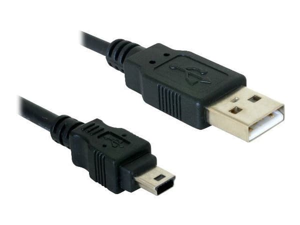 Delock - USB-kabel - mini-USB typ B (hane) till USB (hane) - 1.8 m