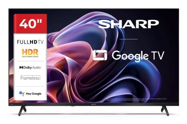Sharp , 101,6 cm (40"), 1920 x 1080 pikseliä, LED, Wi-Fi, DVB-T2, DVB-T, DVB-C, DVB-S, DVB-S2, Musta
