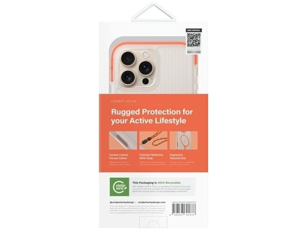 Uniq Combat Active Magclick ladeetui til iPhone 16 Pro Max - Oransje