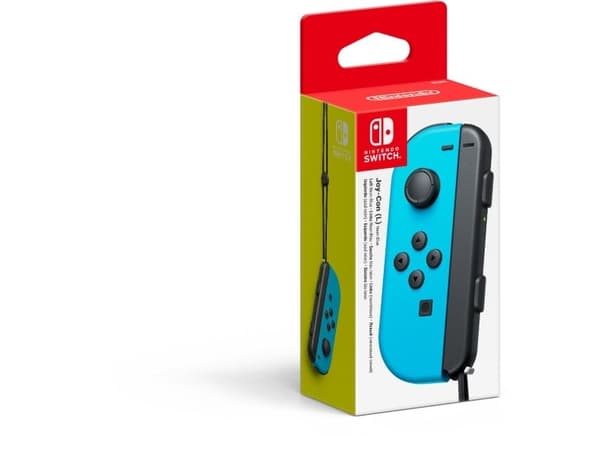 Nintendo | Joy-Con (vänster) - Gamepad - trådlös - Neonblå - för: Nintendo Switch