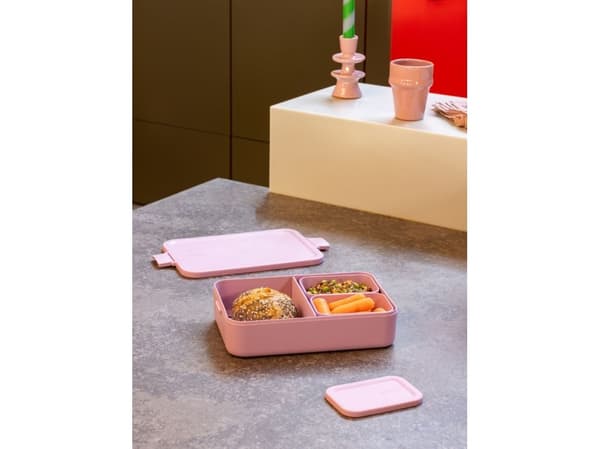 Brabantia Make & Take, Lunsjbeholder, Voksen/Barn, Rosa, Plast, Monokromatisk, Rektangulær
