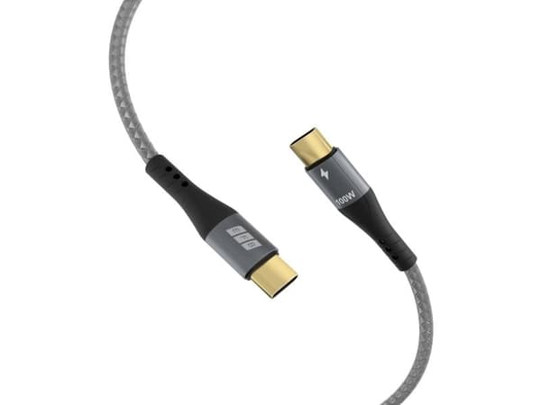 EFB Elektronik USB-CC-00004, 3 m, USB C, USB C, USB 2.0, 0,48 Gbit/s, musta, harmaa