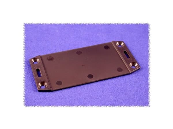 Hammond Electronics 1591FTBK flänsplåt 147 x 77 mm ABS svart 1 st