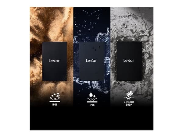 Lexar SSD ulkoinen asema Lexar SSD SL700 Armor / USB3.2 Gen2x2 R2000/W2000 asti - 2TB