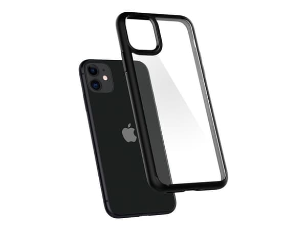 Spigen Ultra Hybrid, Suojus, Apple, iPhone 11, Musta