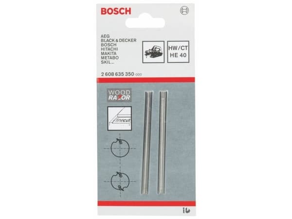 Bosch - Planeringsblad - 2 deler - lengde: 82 mm - bredde: 5.5 mm