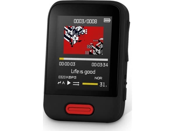 MP3/MP4-spelare SFP 7716RD 16GB Bluetooth, display 1,8"