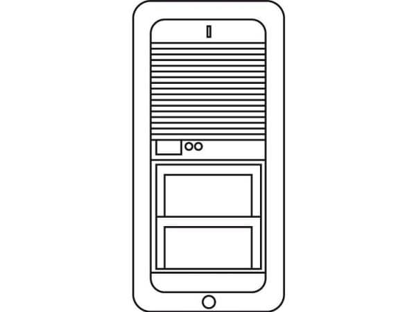 Siedle 200011800-00 Dørtelefon-tilbehør Monteringstilbehør Sort
