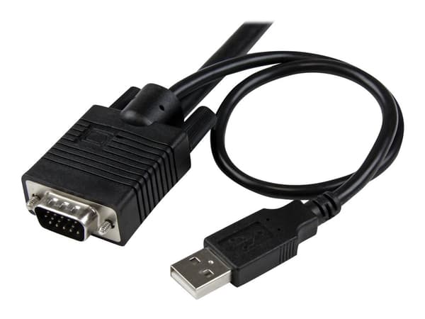 StarTech.com SV211USB, 2048 x 1536 pikseliä, Musta