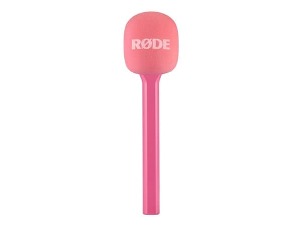 RØDE Interview GO - Handheld adapter for trådløs mikrofonsender - rosa