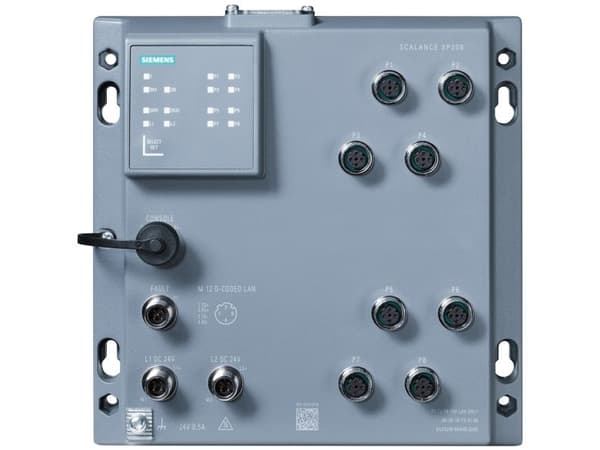 Siemens 6GK5208-0HA00-2AS6, hanterad