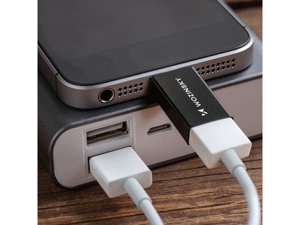 USB-adapter Wozinsky W10GY1S USB-A til USB-C svart