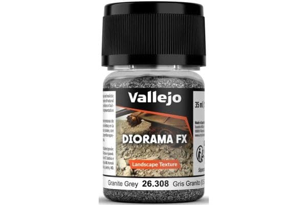 Vallejo: 26.308 - Diorama FX - Landscape Textures - Granite Grey (1-2 mm)