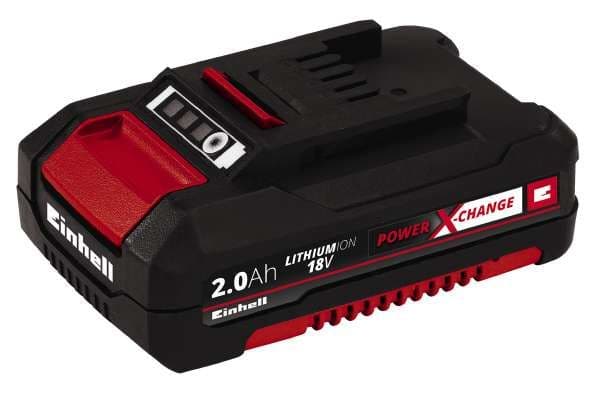 Einhell 4511395, Batteri, Lithium-Ion (Li-Ion), 2 Ah, 18 V, Einhell, Sort, Rød