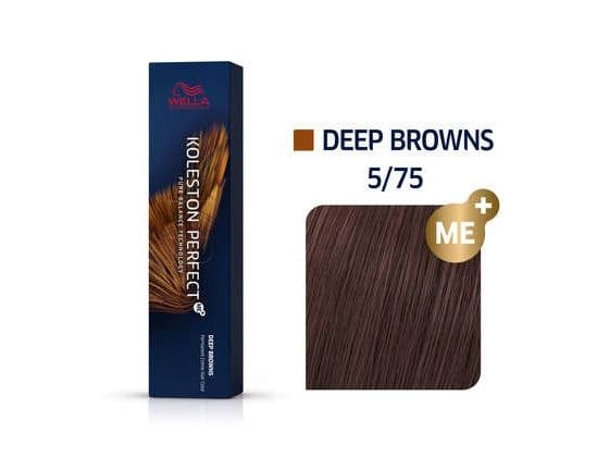 Wella Koleston Perfect Me 5/75 Lys brun mahogni 60 ml