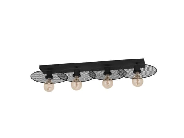 EGLO IKESTON LOFT 4L E27 sort/gitter