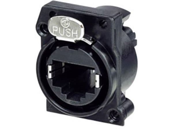 Neutrik RJ-kontaktforbindelse NE8FAV-C5-CON for vertikal innbygging 8P8C sort