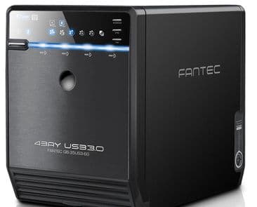 FANTEC QB-X8US3-6G - Harddiskarray - 0 GB - 8 brønner (SATA-600) - SATA 3Gb/s, USB 3.0 (ekstern)
